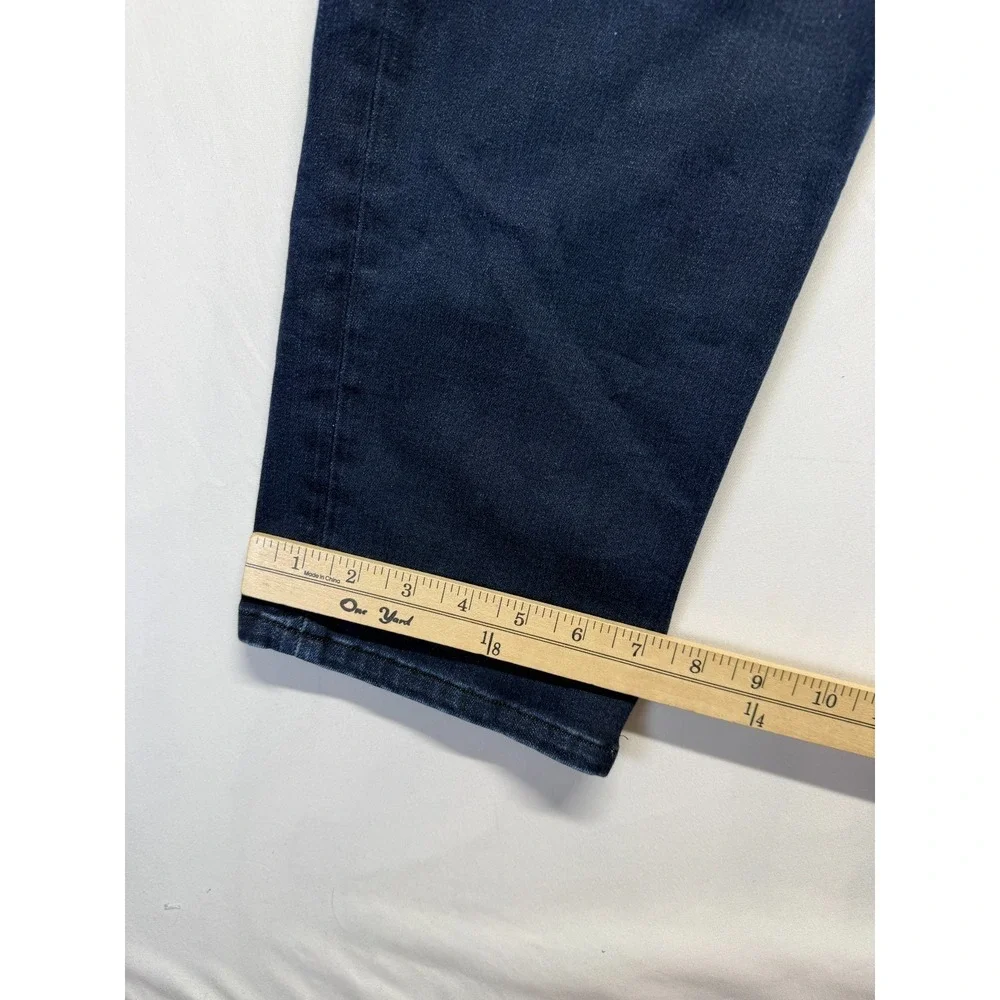 Banana Republic Traveler Jeans Mens 35x26 Blue Dark Wash Denim Slim Fit Low Rise